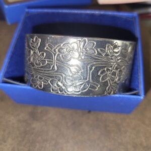 Salisbury Pewter December Birth Cuff Bracelet